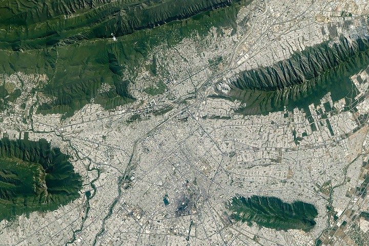 Monterrey Amid Mountains