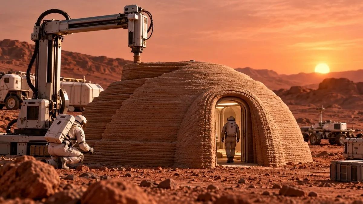 Mars sam utwardzi nam domy. Naukowcy chcą budować je z drożdży