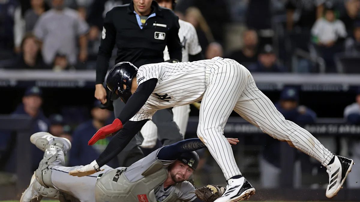 Rookie George Lombard Jr.'s acrobatic slide helps vault Yankees over Rays