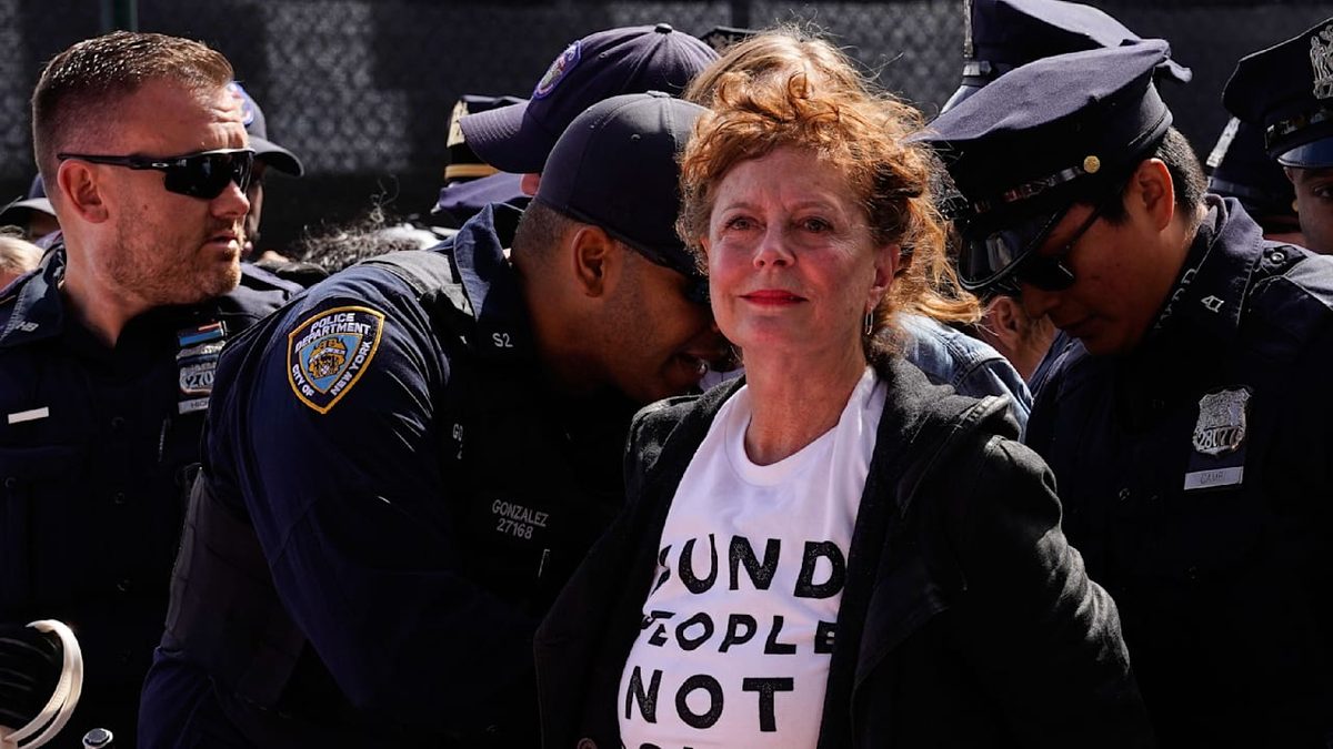 Nach Anti-Netanjahu-Demo - Hollywoodstar Susan Sarandon festgenommen