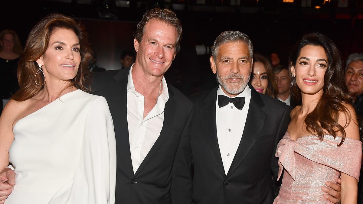 George Clooney & Wife Amal Reportedly Take Shifts Supporting Friends Cindy Crawford & Rande Gerber After Son Presley Di…