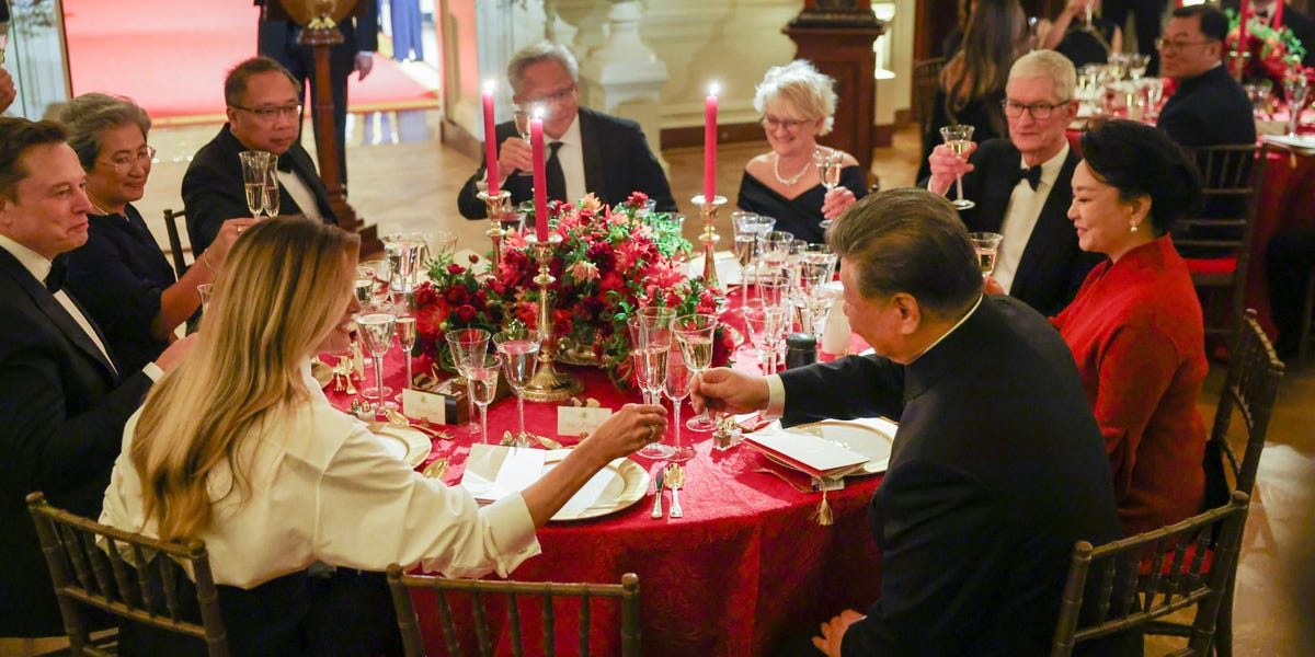 The who's who in tech showed up for Trump's glitzy White House dinner with China's leader