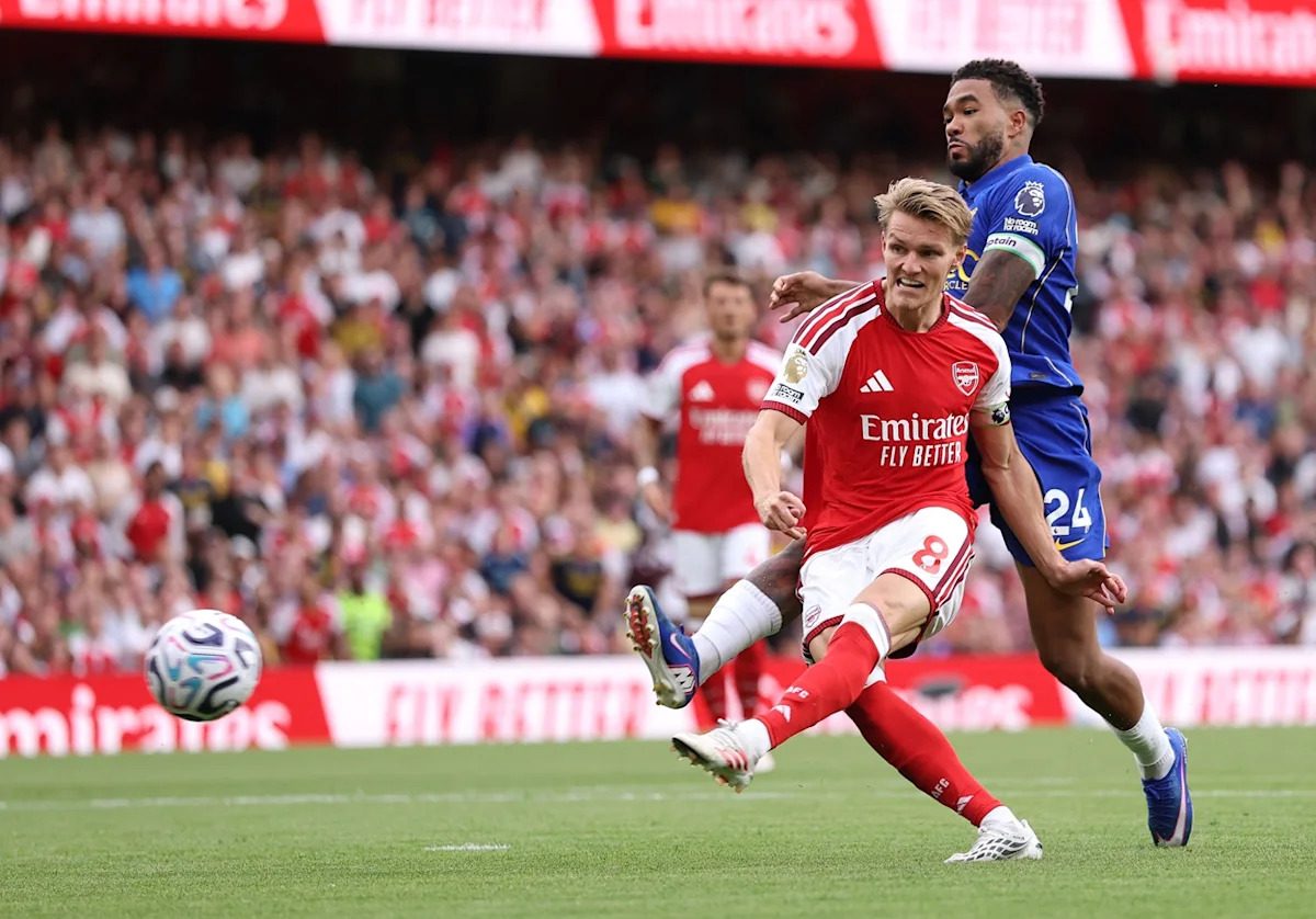 Arsenal 2-1 Chelsea: Odegaard winner and Raya heroics settle thrilling London derby