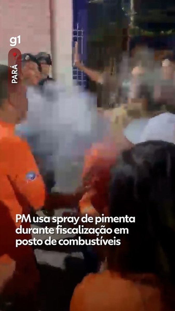 VÍDEO: Confusão entre PM e apoiadores termina com spray de pimenta e xingamentos em delegacia no PA