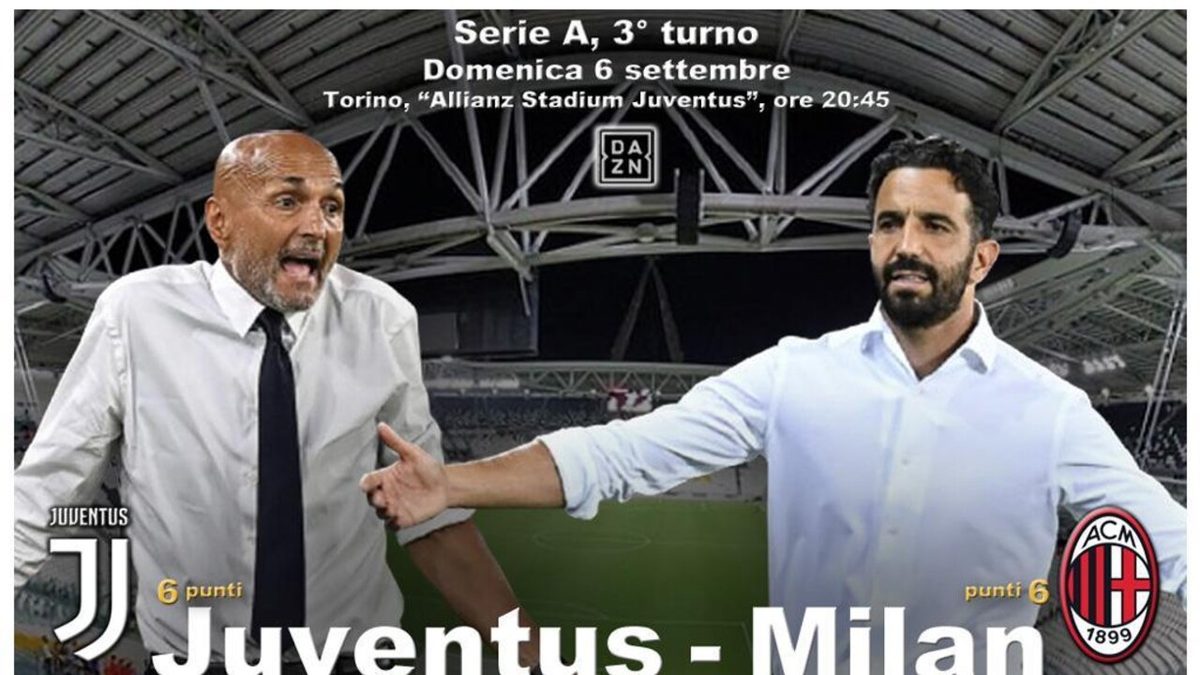 Serie A: in campo Juventus-Milan DIRETTA