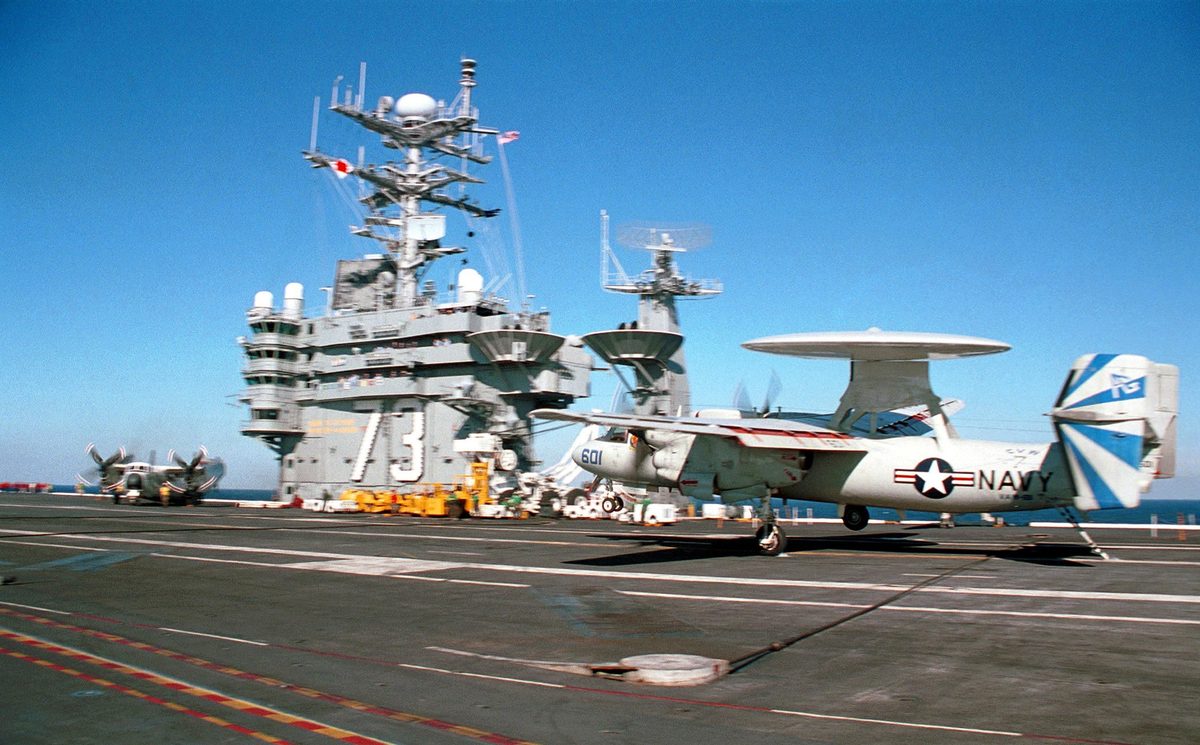 25 Years Ago, One U.S. Navy Aircraft Carrier Responded To 9/11 Attacks