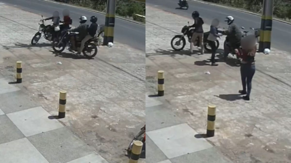 VÍDEO: Dupla assalta duas mulheres e rouba motocicleta no PI; polícia faz buscas