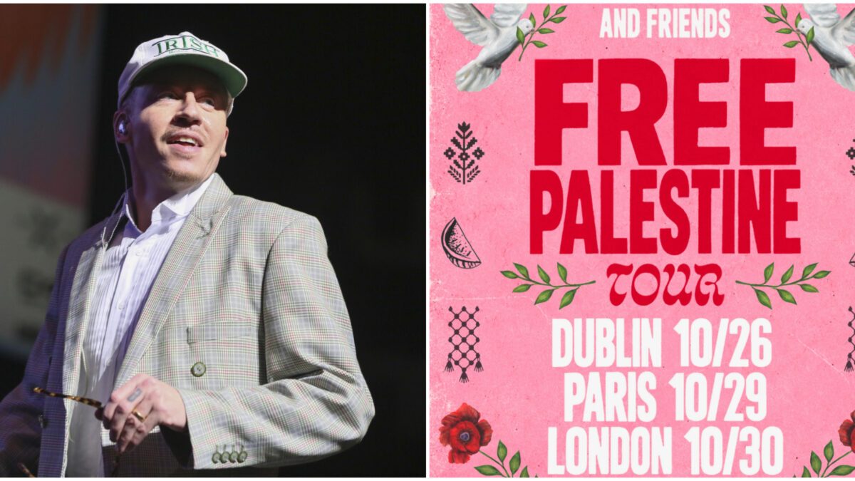 “Come sapete, il mio programma si è liberato un po’, così lancio il tour Free Palestina”: così Macklemore dopo la “cacc…