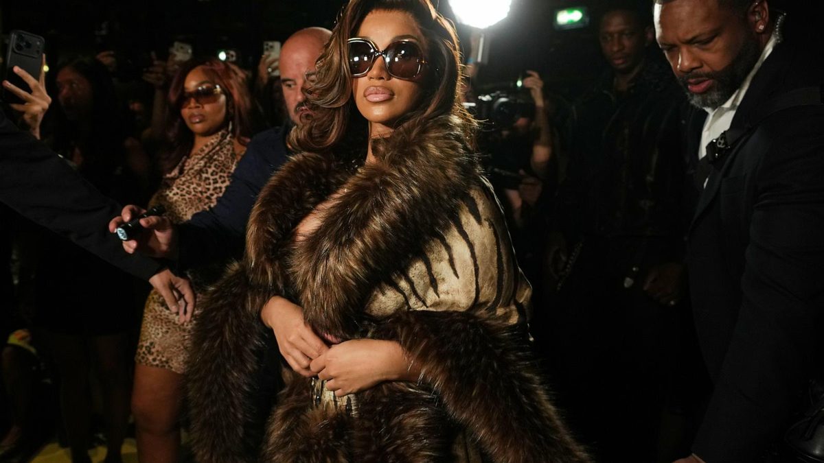 Cardi B brings star power as Roberto Cavalli goes wild at Milan Fashion Week