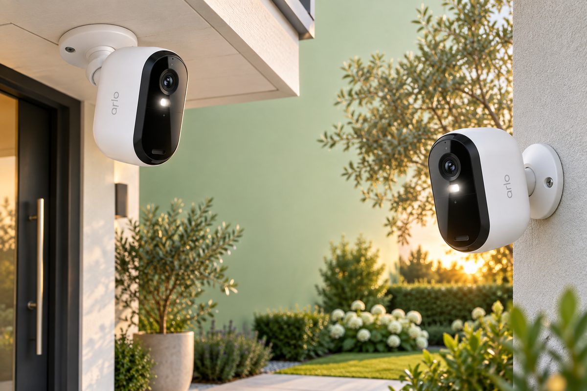Due Arlo Essential HD a 78,64€ per sorvegliare casa senza fili
