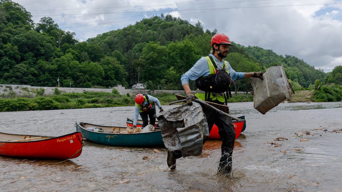 Years after storms, clean-up crews meticulously separate the sentimental from the wreckage