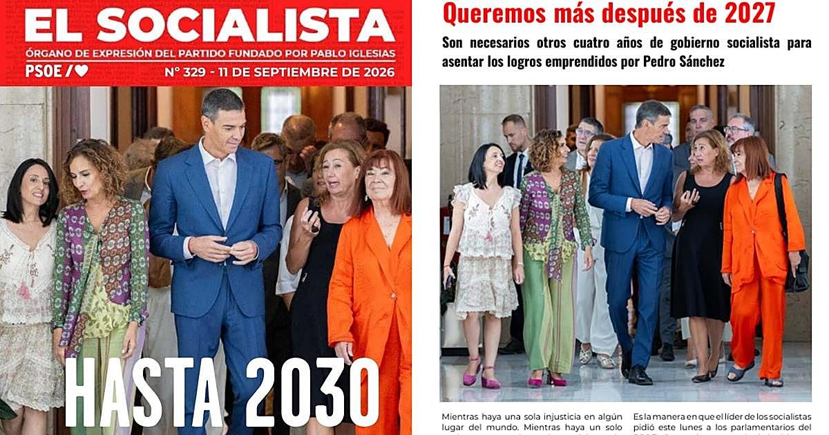 El PSOE pide a sus militantes alargar el Gobierno hasta 2030