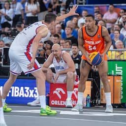 Nederlandse 3x3-basketballers ondanks verlies naar kwartfinales EK
