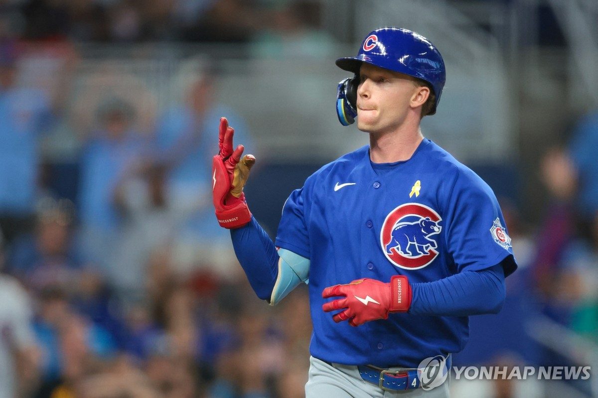 MLB 컵스 크로암스트롱, 40홈런 달성…NL MVP '예약'