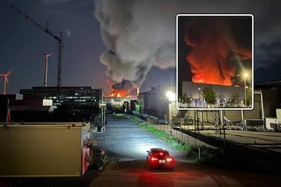 Grote industriebrand bij afvalverwerker Vanheede in Roeselare: gemeentelijk rampenplan afgekondigd, omgeving afgezet