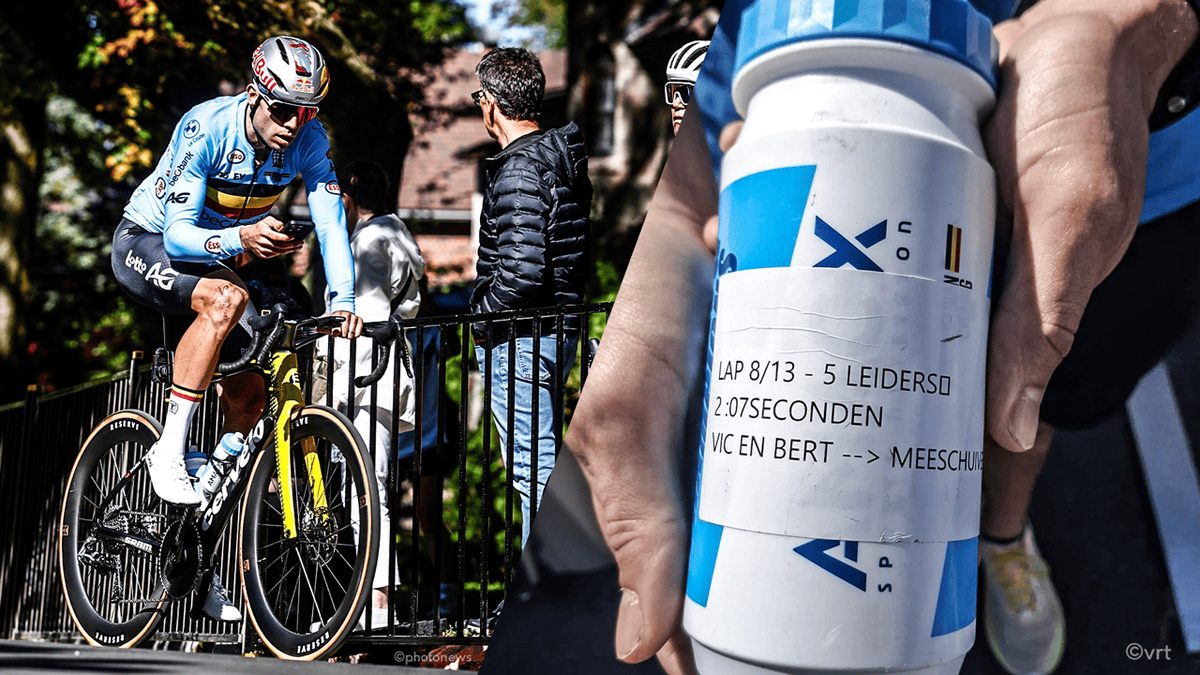 Geen communicatie met oortjes op het WK, wel met briefjes op bidons: "Misschien hebben we nog codetaal nodig?"