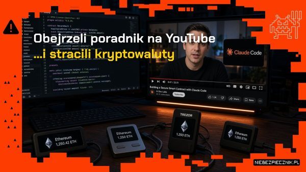Obejrzeli poradnik na YouTube, zostali “zainfekowani” i stracili kryptowaluty…