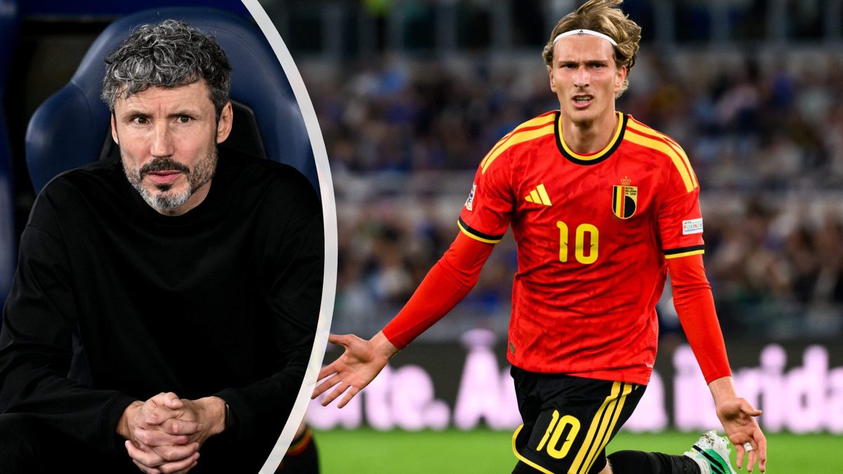 Heerlijk debuut Mark van Bommel als bondscoach van België: Mika Godts helpt Rode Duivels langs Italië in Nations League