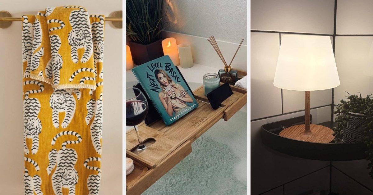 27 Products That’ll Help Your Bathroom Feel Not So Cold And Uninviting