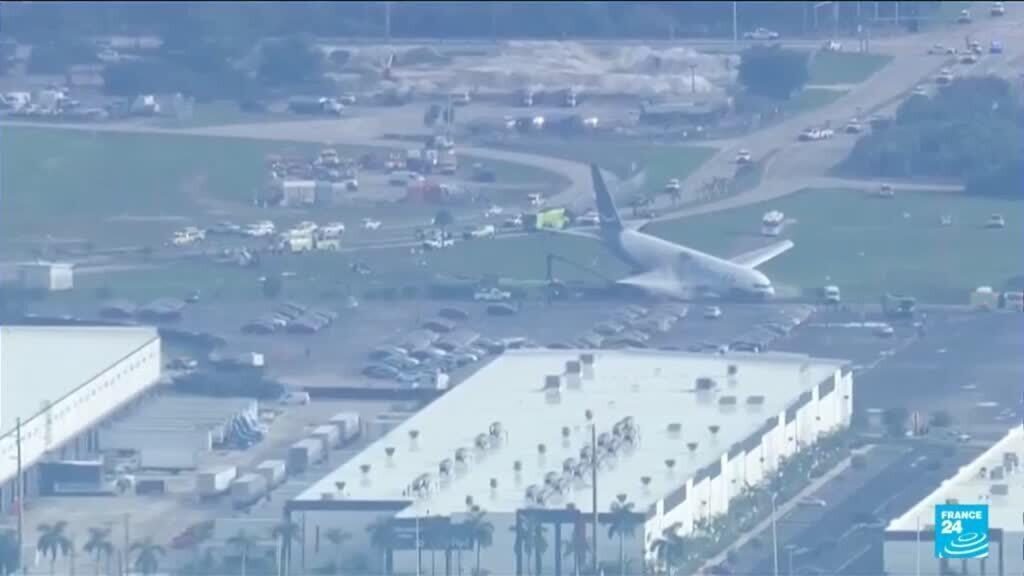 Accident d'avion-cargo à l'aéroport de Miami