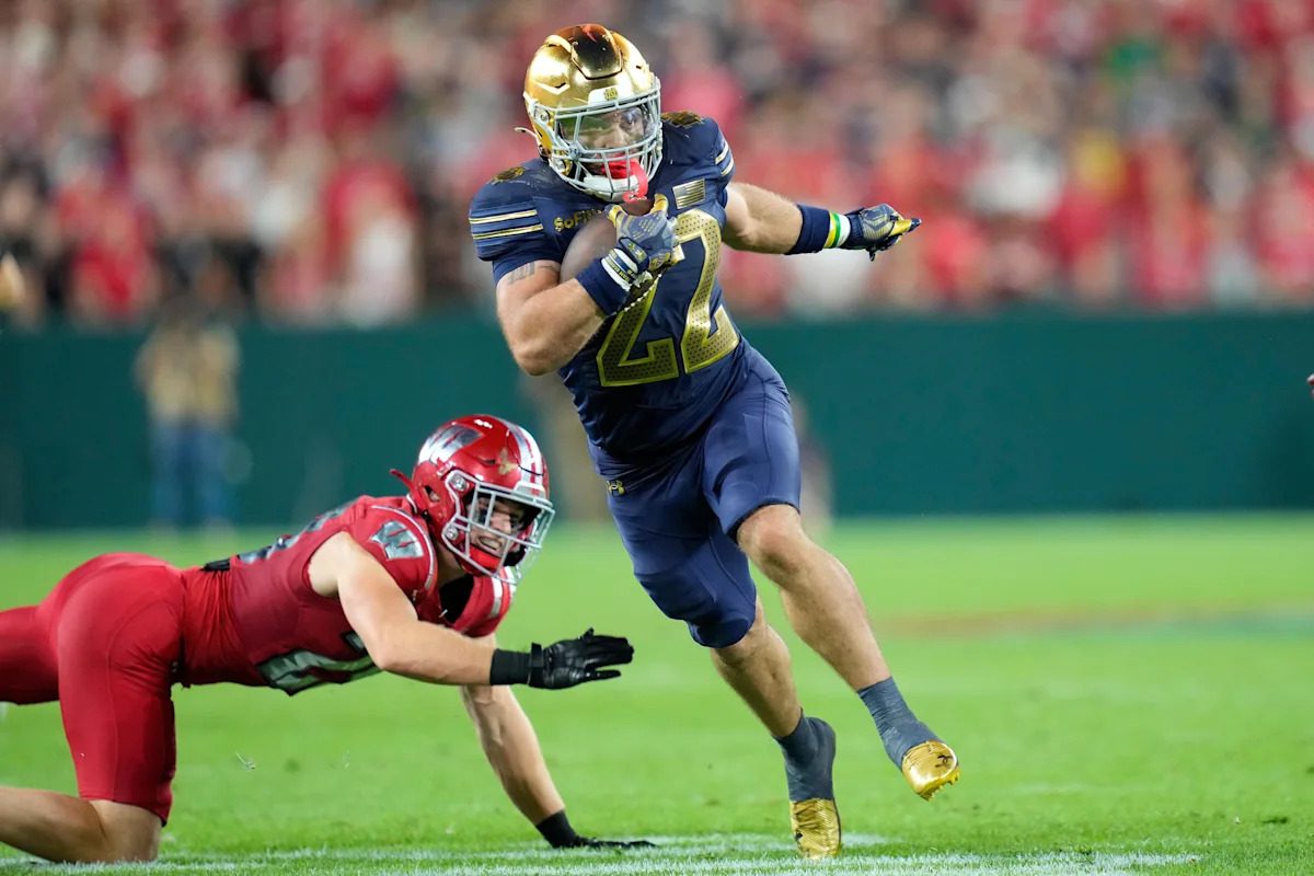 Notre Dame came back down to earth and then rose again in the same game