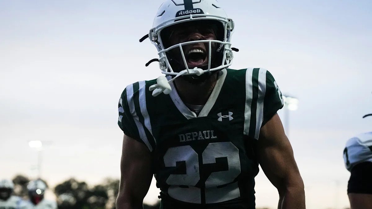 DePaul football gets back on track, knocks off Delbarton