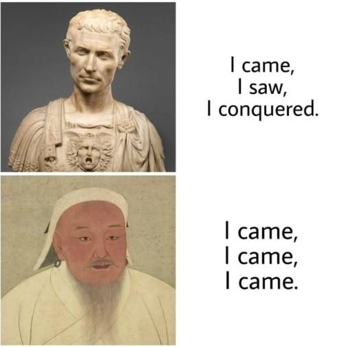 He saw, He came