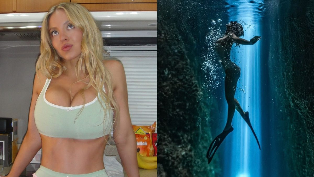 SYRENKA czy wodna nimfa? Sydney Sweeney zanurzyła się w morskich odmętach (ZDJĘCIA)