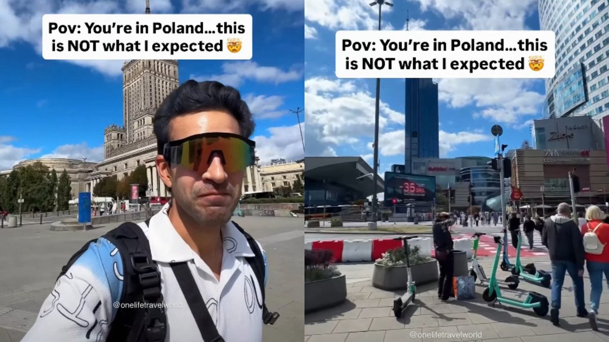 Podróżnik z Indii odwiedził Polskę i nie krył zaskoczenia. "Nie tego się spodziewałem"