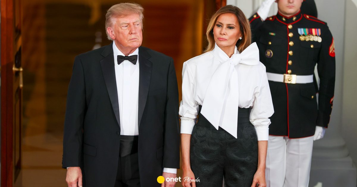 Głośna stylizacja Melanii Trump. Tak ubrała się na wieczorną uroczystość