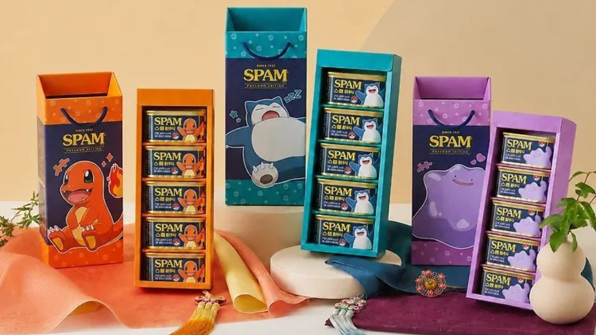 Pokemon teams up with SPAM in absurd food collab featuring Snorlax, Ditto & Charmander