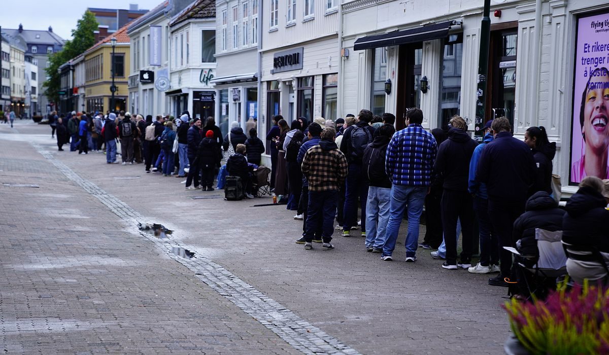 Stor pågang – deler ut kølapper