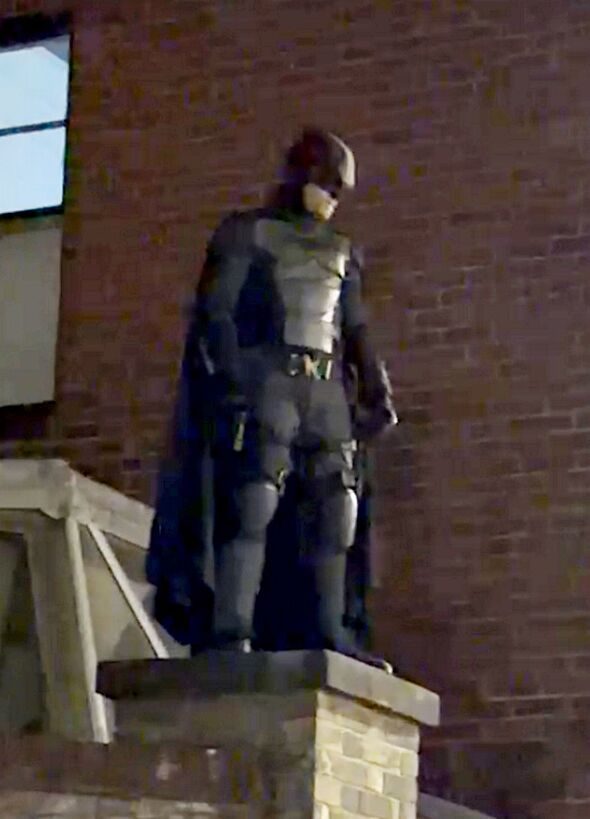 Batman hunts handbag thief in bizarre chase in viral video clip