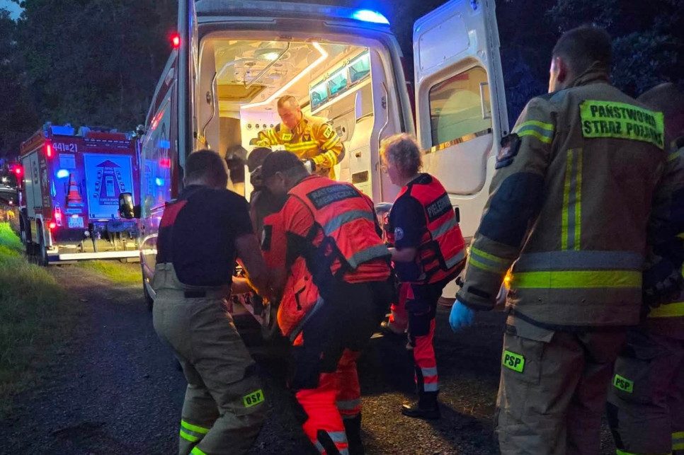 Dramatyczna walka o życie w środku lasu. Bohaterska akcja przypadkowego rowerzysty