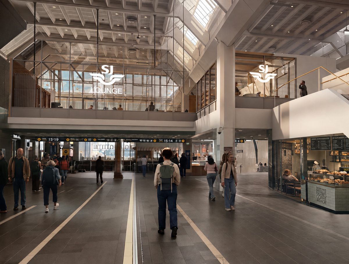Snart kan du vente på forsinket tog i lounge på Oslo S
