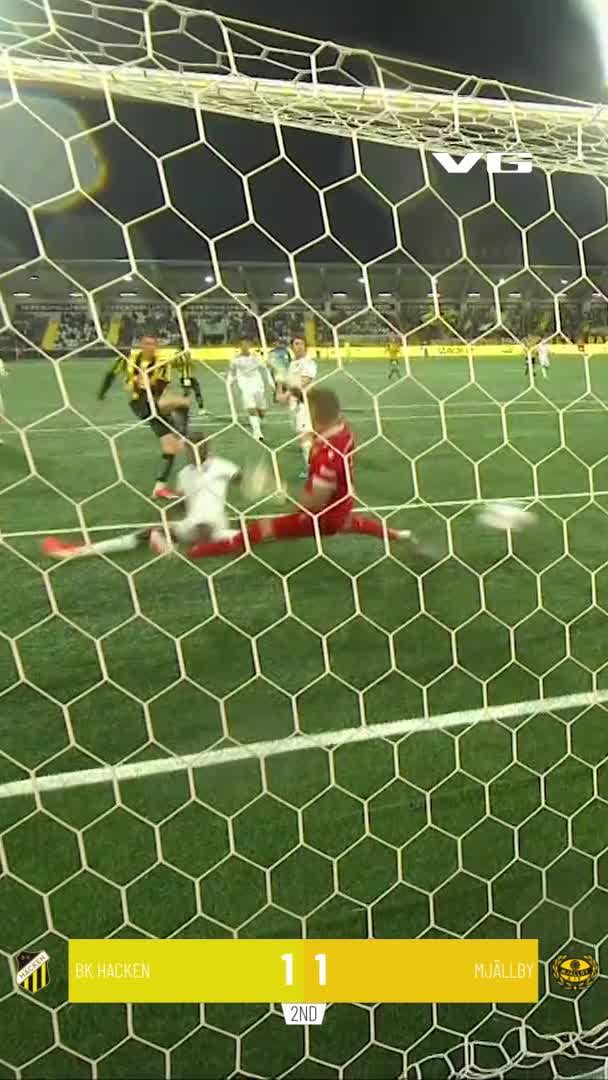 1-1: Lindberg, BK Hacken