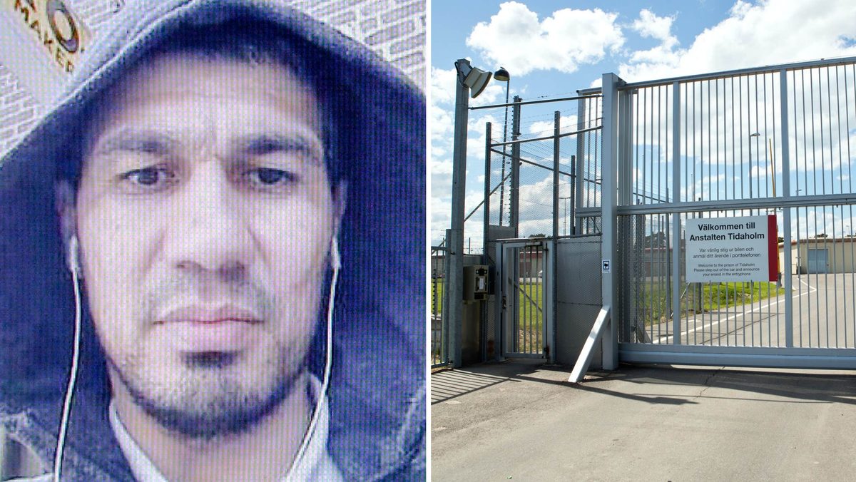 Terroristen Rakhmat Akilov i blodigt slagsmål i cellen