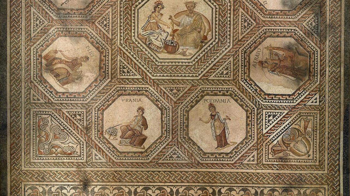 Mosaik von Vichten: Der Römer, der sich als Homer ausgab