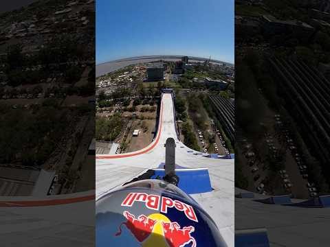 mind blown by this skate ramp, bigger than anything i've seen! 😱