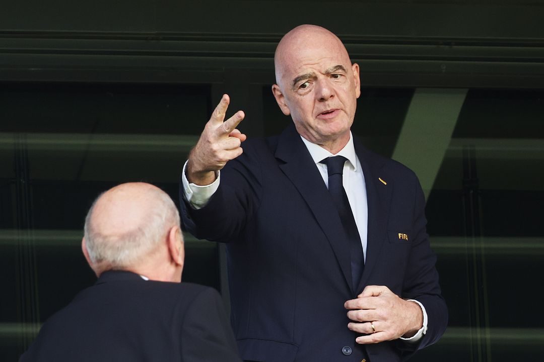 Belgia vender også Infantino ryggen