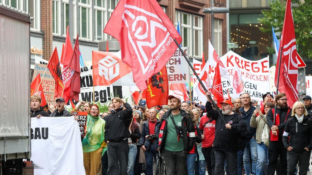 Proteste: DGB-Aktionstag für den Sozialstaat - Demos im Norden