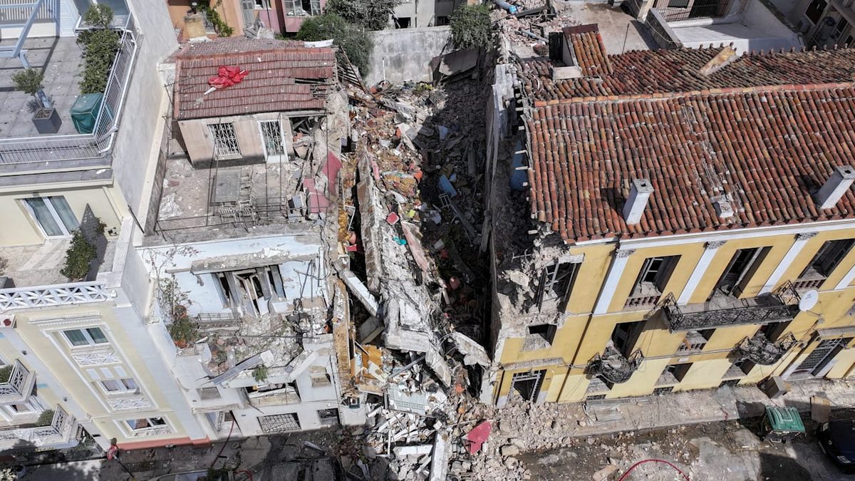Mitten in der Altstadt - Sechs Tote bei Haus-Explosion im Zentrum von Athen