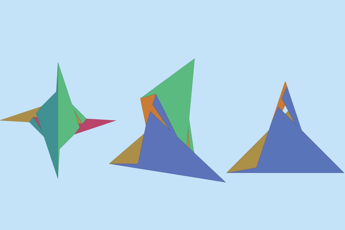 Mathematician discovers rare eight-faced shape