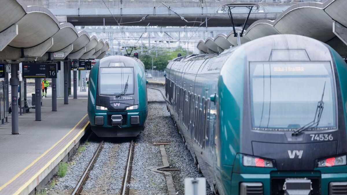 Fulle tog hele onsdag: – Jernbanen blir ekstra viktig