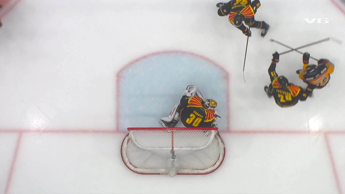 Anton Levtchi med mål mot Brynäs