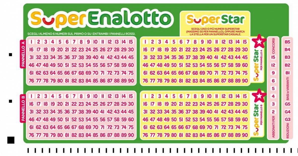 Superenalotto, centrato il '6' da oltre 223 milioni di euro