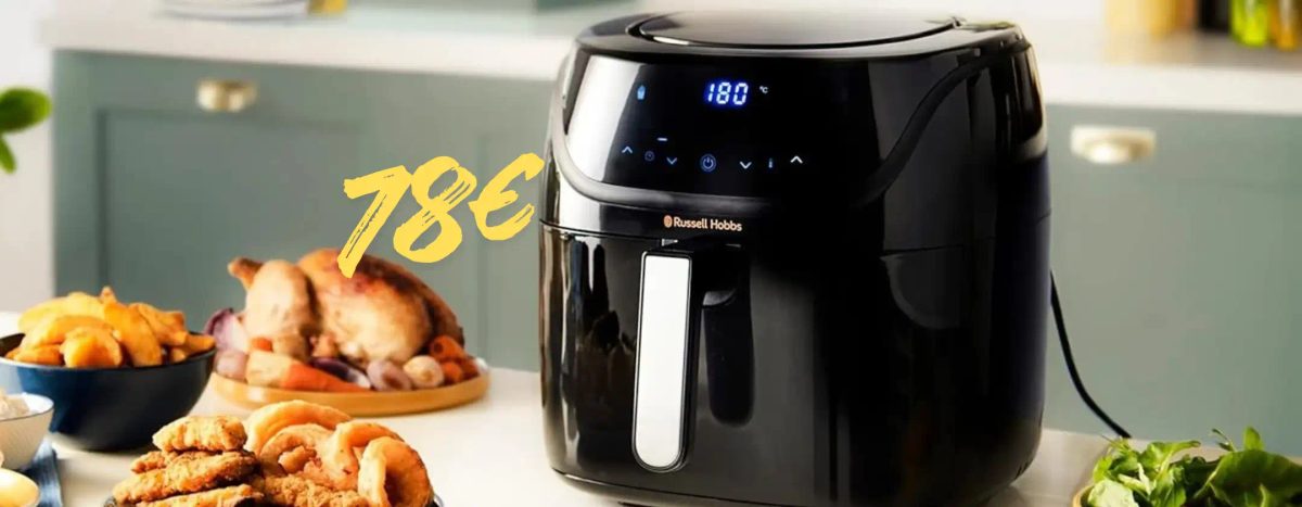 Piatti buonissimi e senza grassi con la friggitrice ad aria Russell Hobbs da 8L