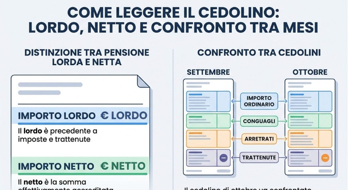 Pensioni ottobre, l'importo può essere maggiore. Conguagli, ricalcoli, arretrati: le novità sul cedolino