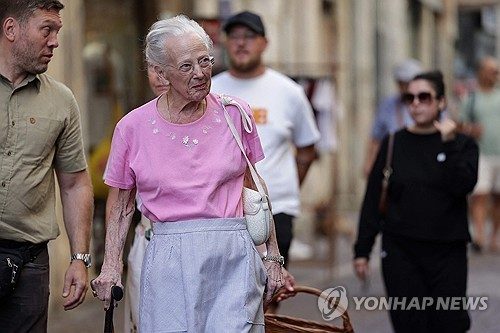 86세 마르그레테 2세 덴마크 전 여왕 또 입원