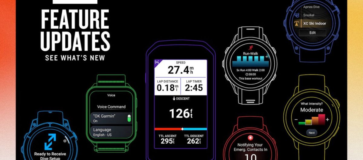 Garmin za darmo ulepsza smartwatche. Nowe funkcje zdrowia i bezpieczeństwa